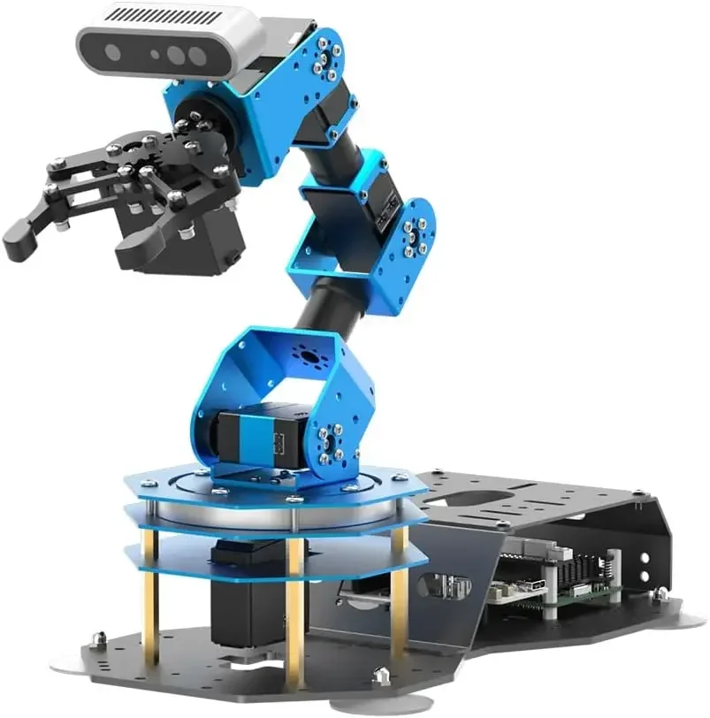 

ArmPi Ultra Robotic Arm with ROS2 ChatGPT Large AI Models Embodied Intelligence, Hiwonder 6DOF Programming Robot Arm ROS Educati