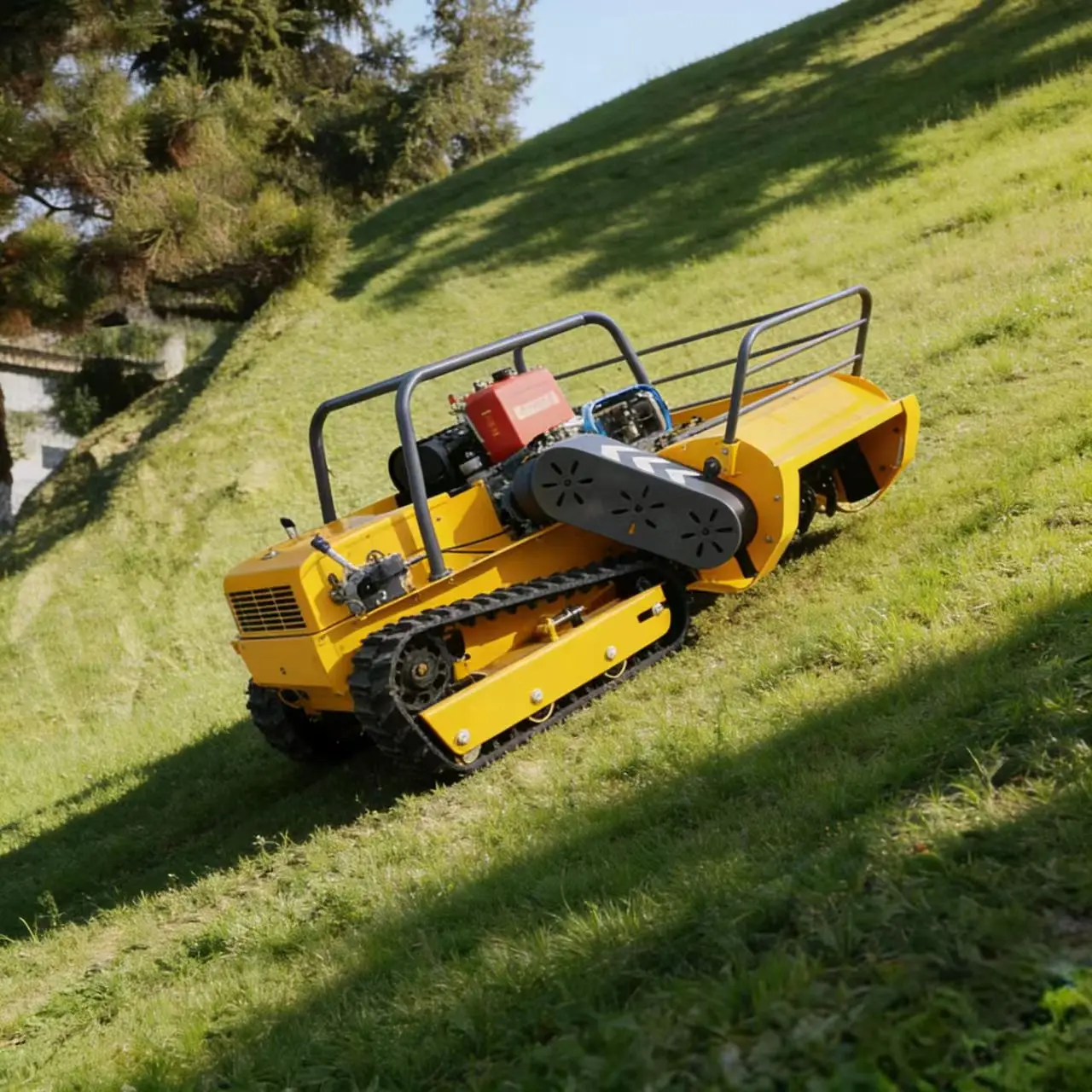 

Customized High-altitude mower for skyline! Light model for high-rise terrace, creating three-dimensional greening