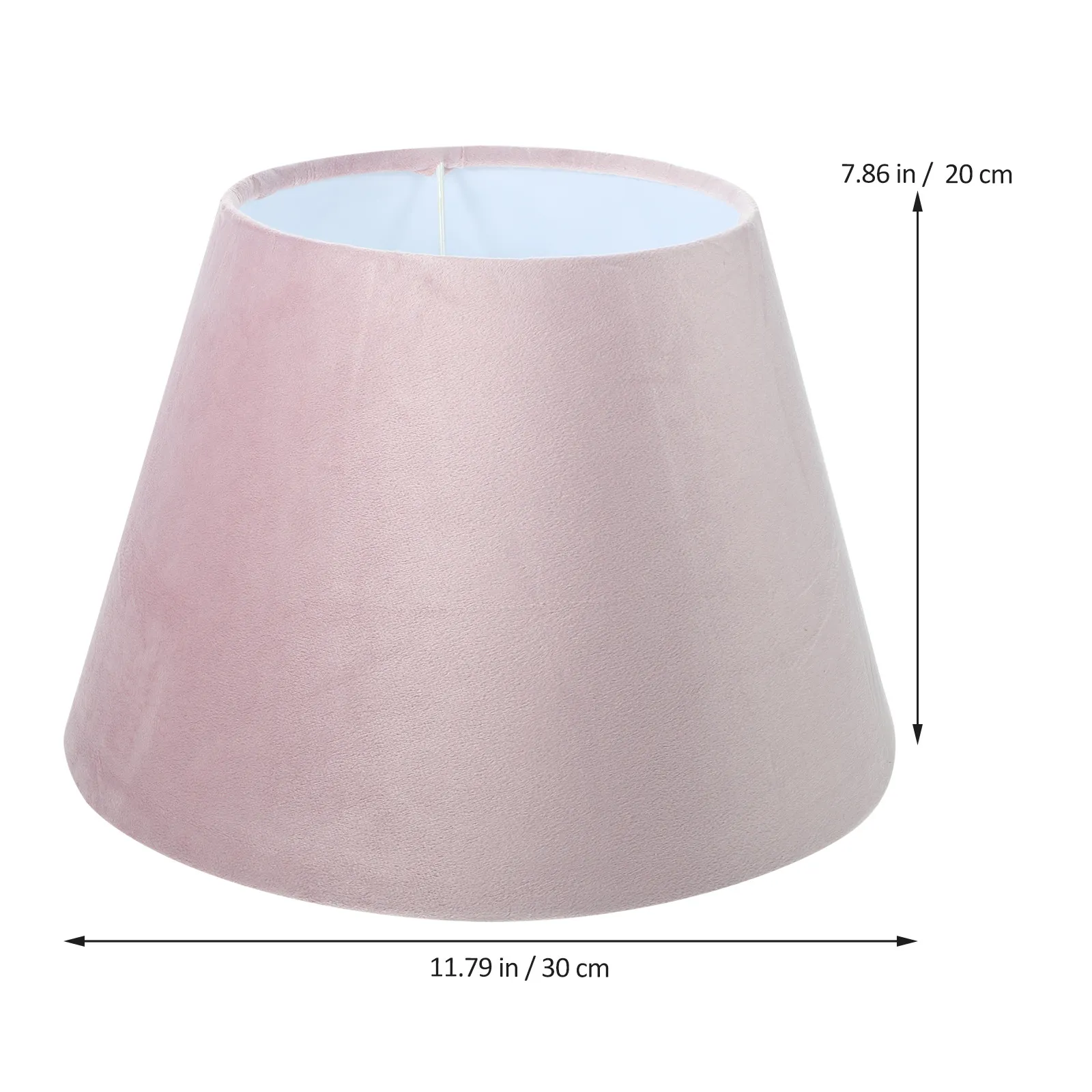Lamp Cover Solid Material 30Cm European Style Drum Lampshade E14 E27 Socket Indoor Light Cover Desk Wall Lamp Shade
