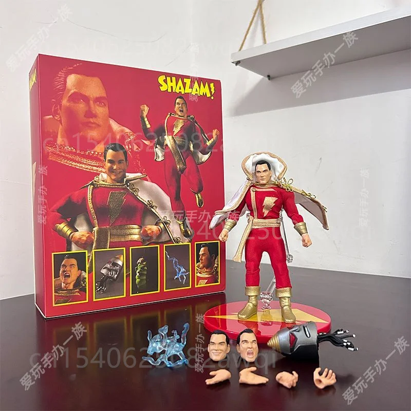Mezco Shazam Figuras Ameisen 6-Zoll Echte Kleidung Shazam Actionfigur Hochwertige KO Edition Ungeöffnete Anime-Sammlung Modellspielzeug – Detail 5