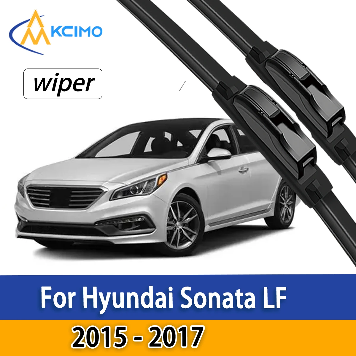 

Anti Noise Windscreen Wipers For Hyundai Sonata LF 2015 - 2017 Replacement Parts