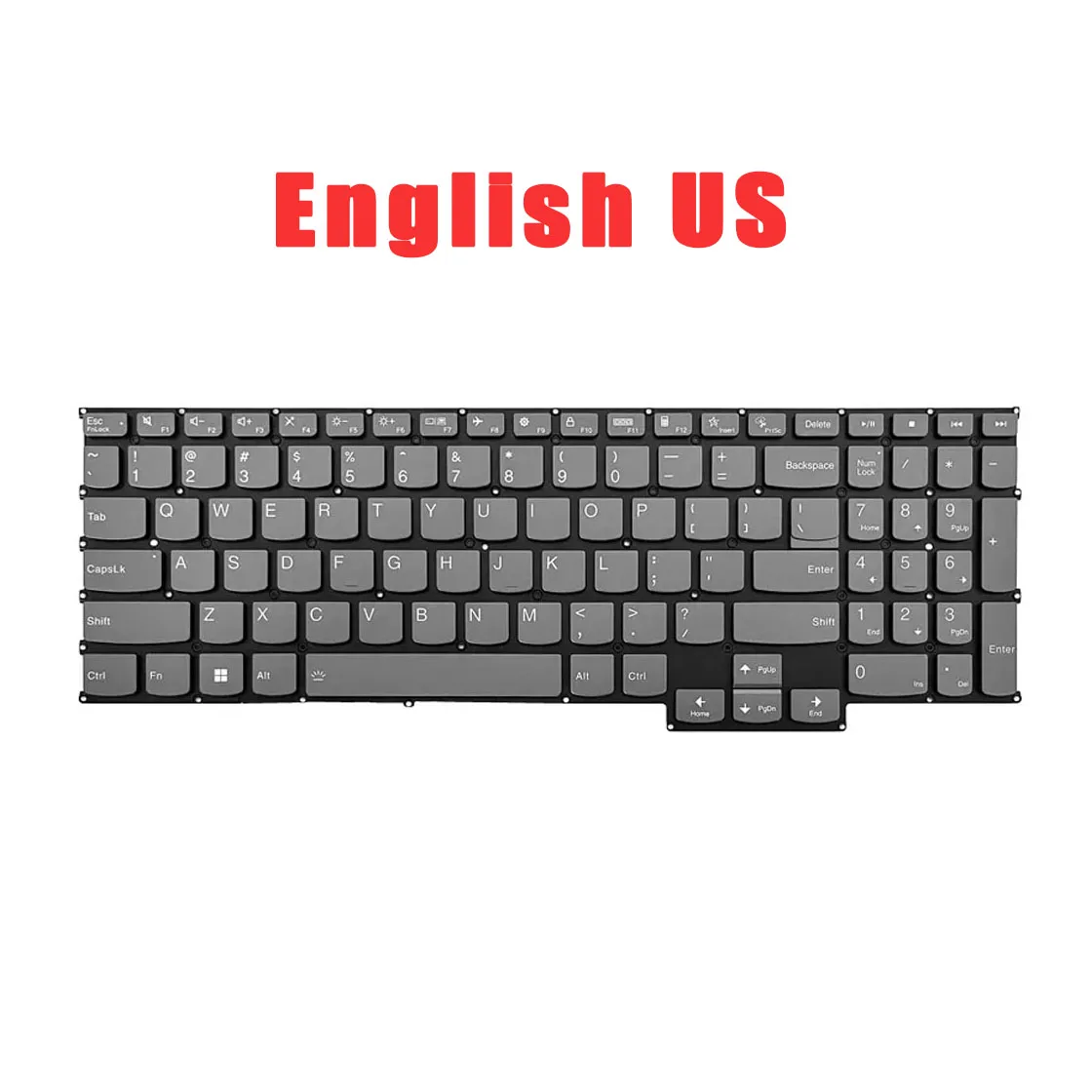Laptop Keyboard For Lenovo For Ideapad 5 Pro-16ACH6 5 Pro-16IHU6 English US Turkey TR France FR United Kingdom UK With Backlit