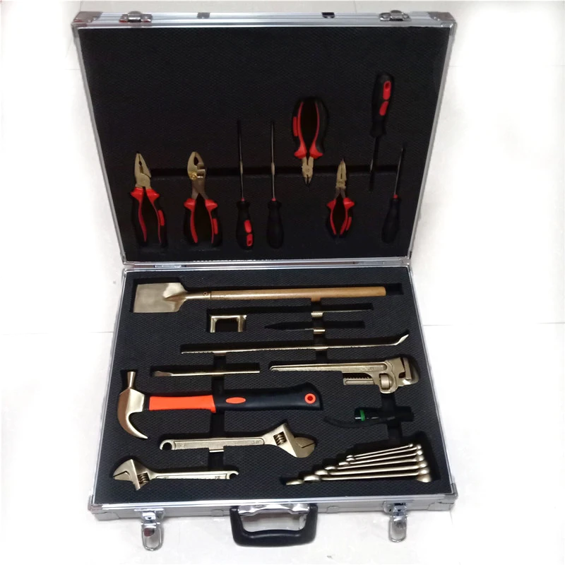 Al-cu tools set-24pcs  Non-sparking tools material Aluminum bronze hand tools