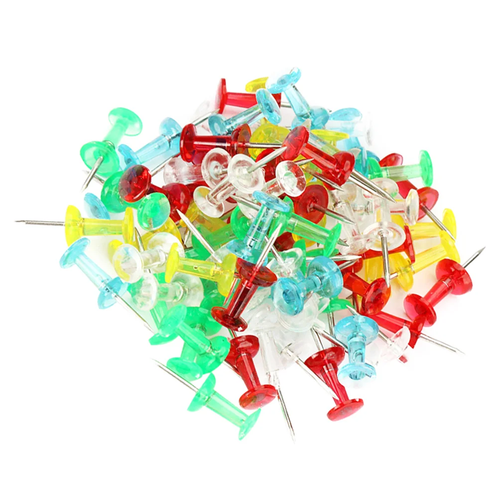 

300 Pcs Cork Board Pins High-quality Push Map Thumbtack Tacks Steel Point Easy to Use