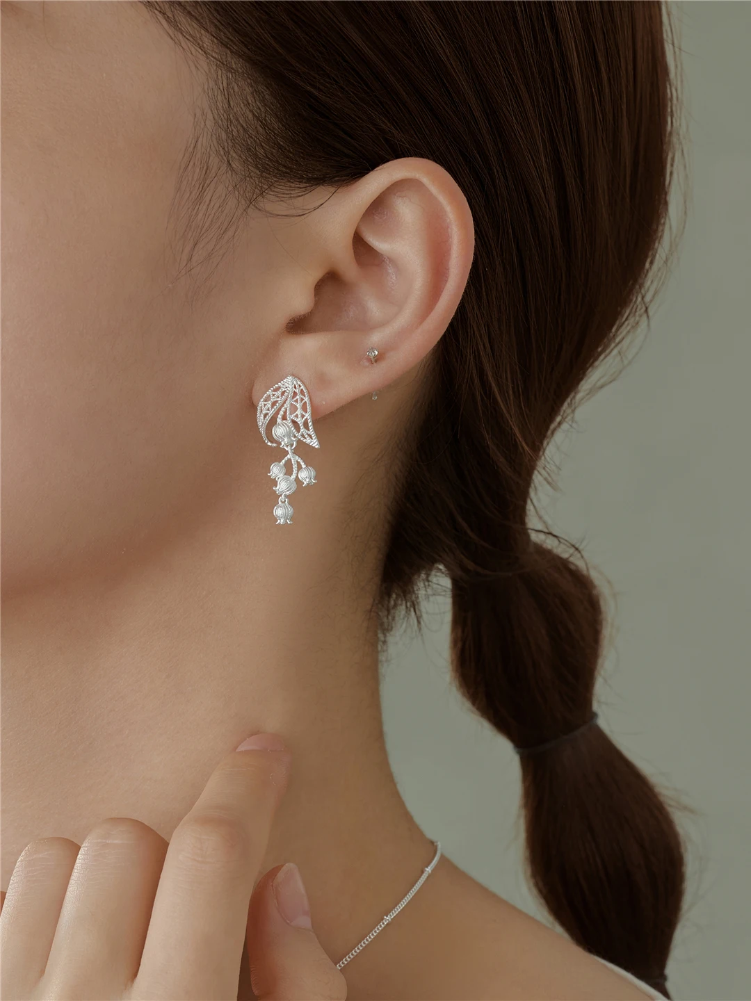 Vintage Lace Hollow out Silver - Body Jewelry Earrings review and price