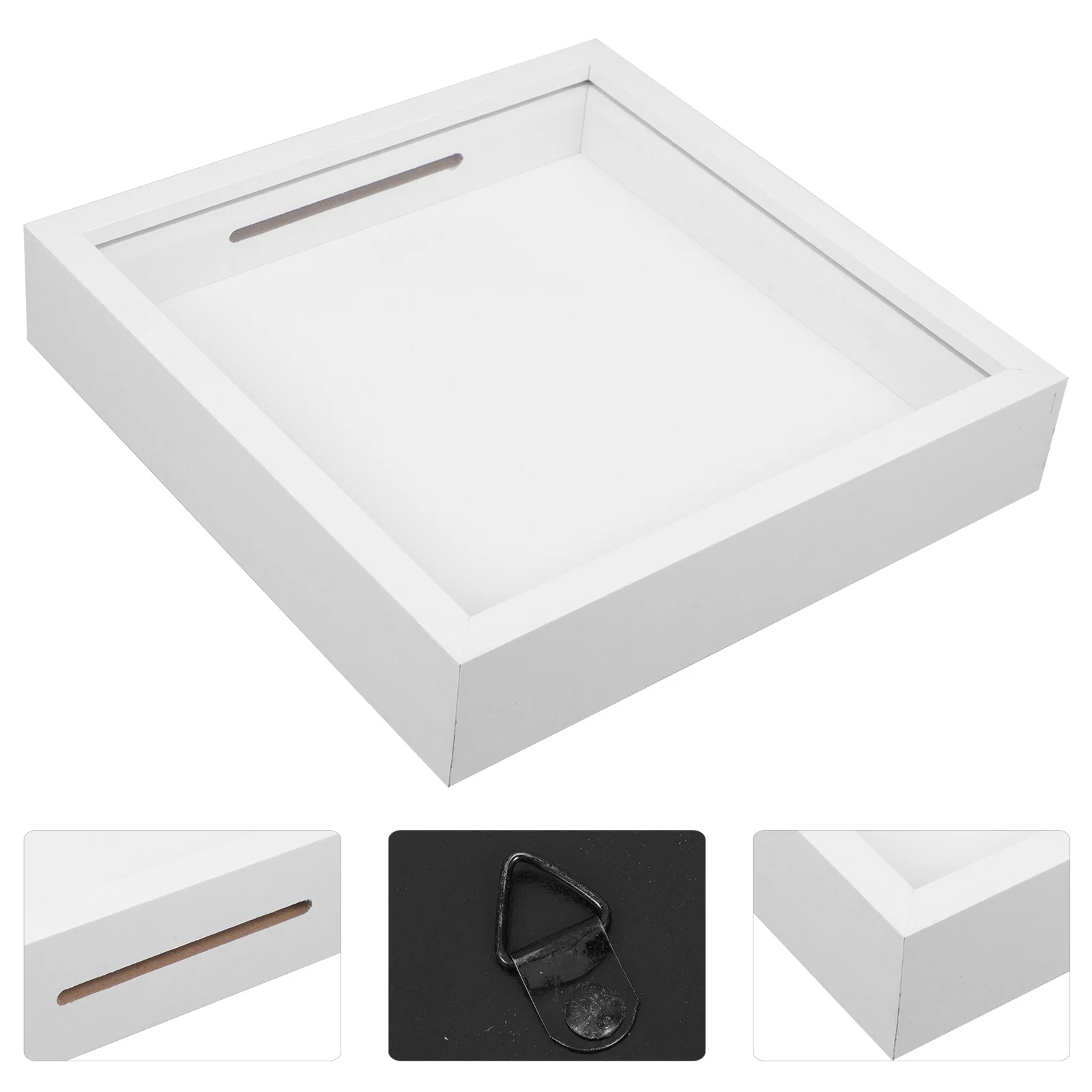 

Memory Display Box Clear Window Wooden Storage For Coins Tickets Recipes Keepsakes Money Saving Box Retro Desktop Organizer Case