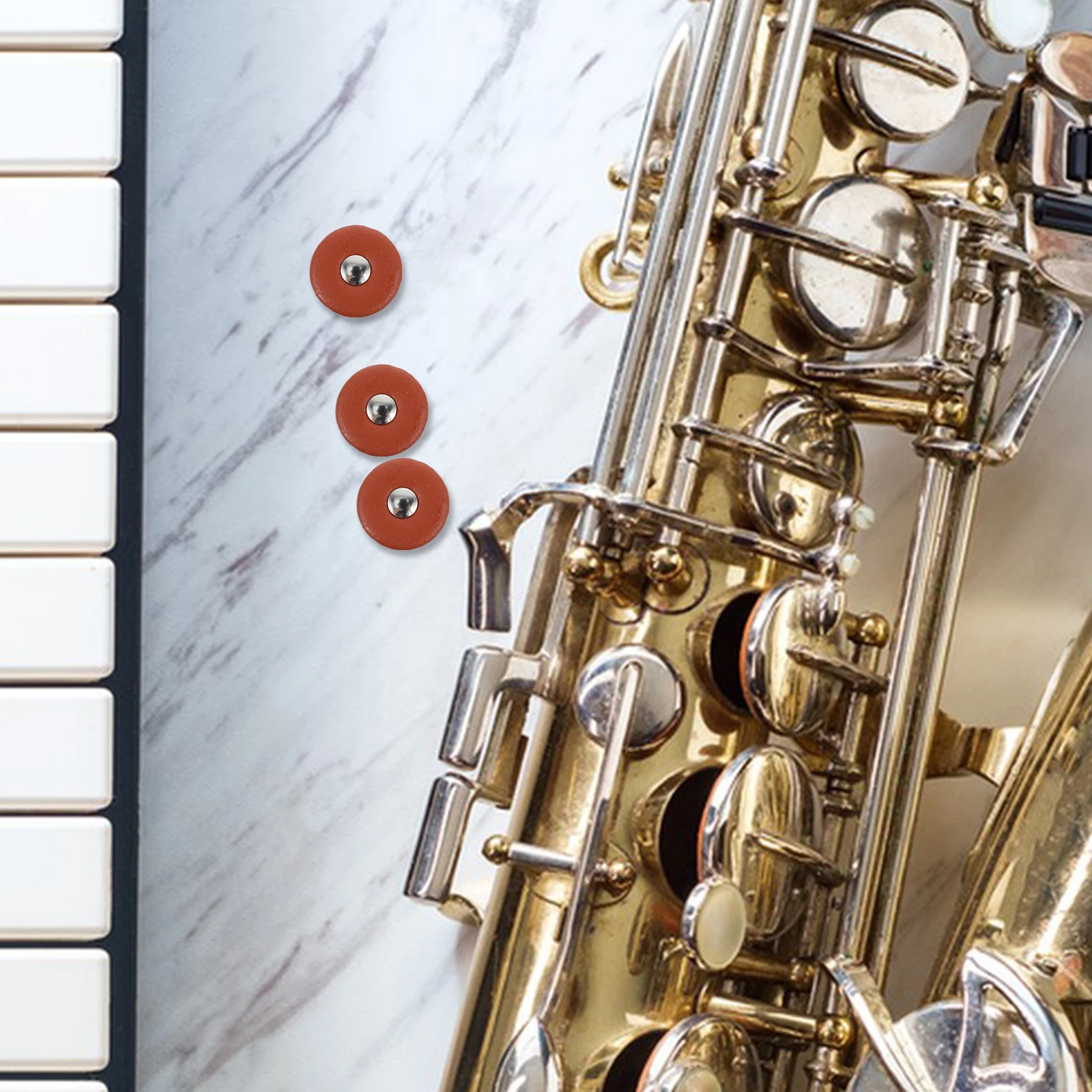 

3 Pcs Musical Instrument Saxophone Cushion Skin Mouthpiece Protector for Clarinet