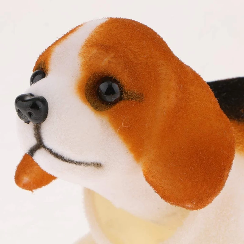 Bobbing Head Beagle Dog Car Dash Ornaments Puppy For Car Vehicle Decoration