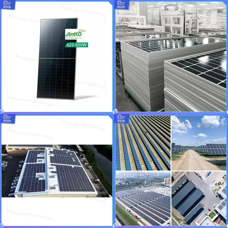 Jinke Tiger Neo Solar Panel 625W 630W 640W 650W 660W 670W N Type TOPCon High Efficiency Monocrystalline PV Module for