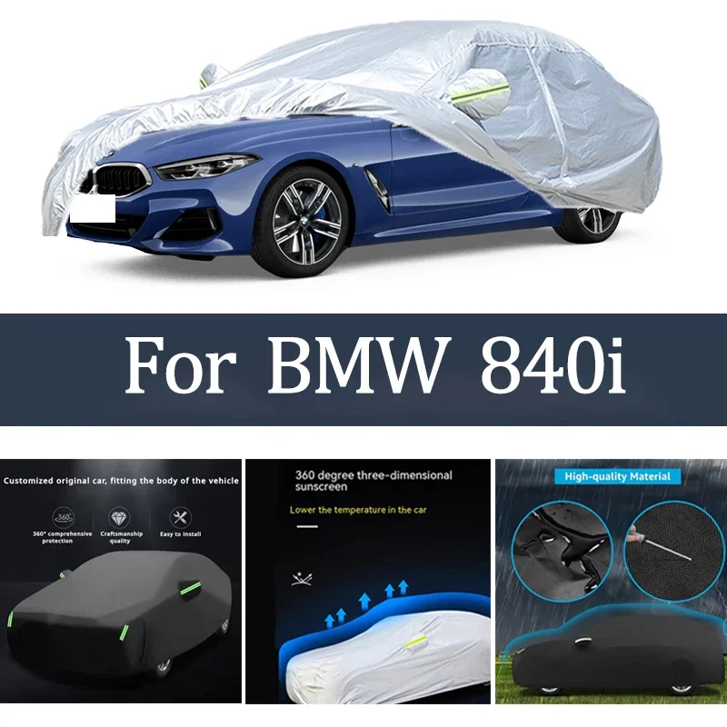 

For BMW 840i M G14 G15 Car Cover Outdoor Protection Covers Snow Sunshade Waterproof Dustproof Exterior UV Car Accessories Auto