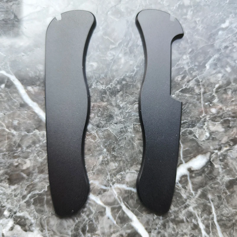 Twill / Plane Patterns CNC Knife Aluminum Handle Scales for 111mm Victorinox Swiss Army Knives Centurion Rescue Tool MW4DE