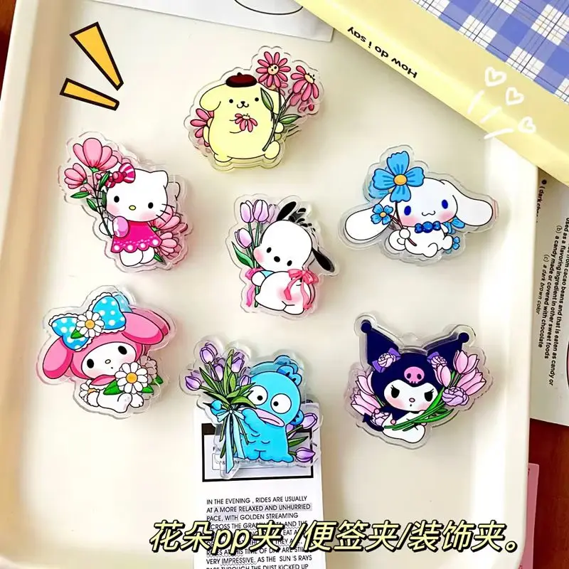Animación 50 Uds lindo Kt gato dibujos animados Pp Clip estudiante acabado papelería escritorio joyería Clip al por mayor