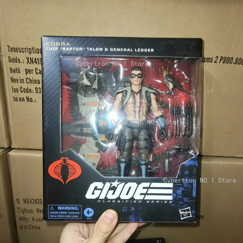 

Transformer Toys Deformation Robots G.I.JOE Classified Series #139 Chip "Raptor" Talon General Ledger Action Model Figure Doll