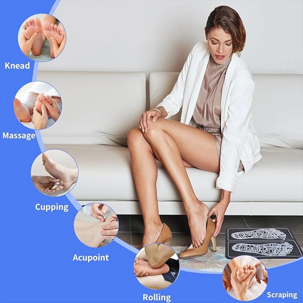 

Массажная подушка для ног с электрическим массажером для ног — стимулятор ног EMS для облегчения боли и улучшения кровотока