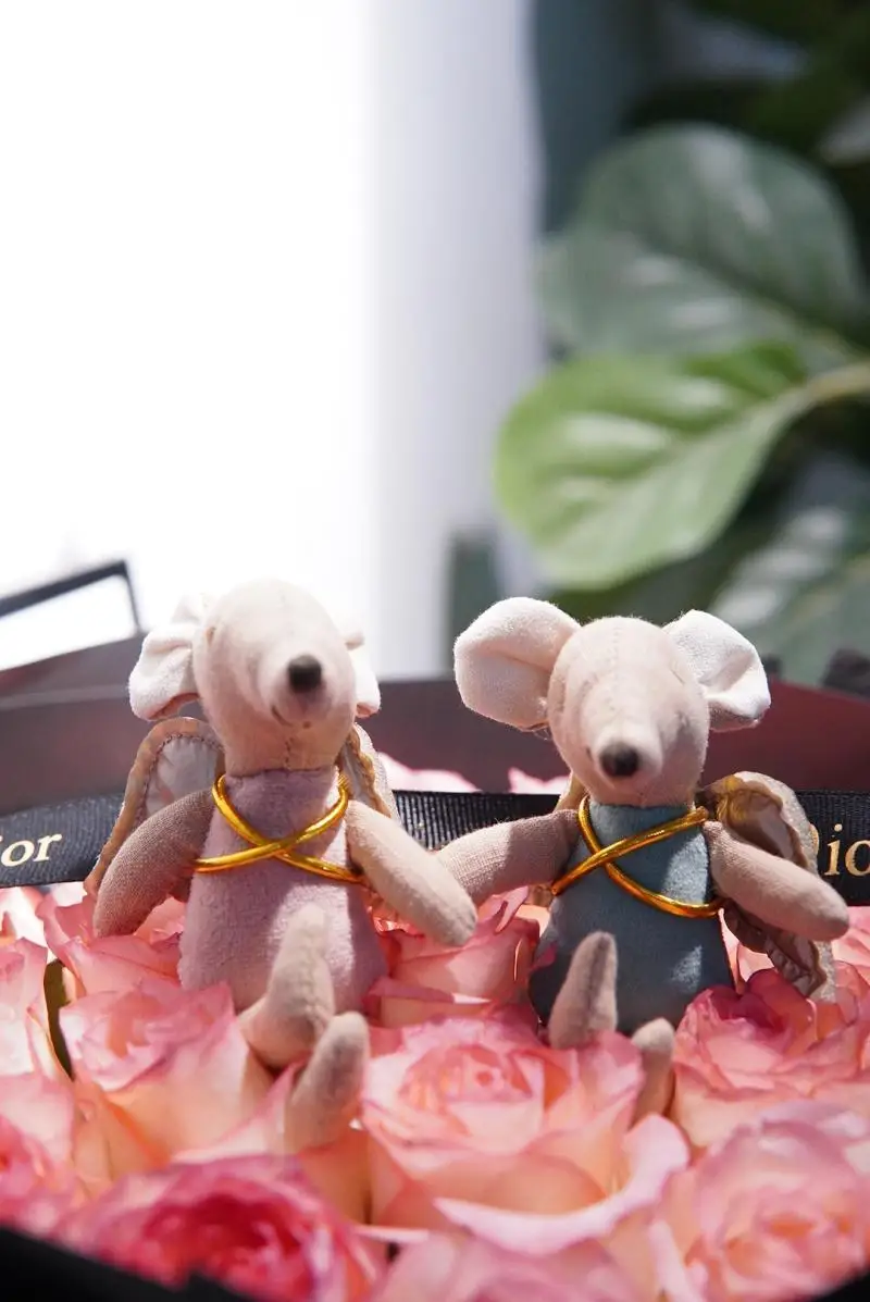 Dänische Stoff-Mauspuppe Niedliche Engelsflügel-Mauspuppe Sternzeichen-Geschenk Stoffpuppe Dekoartikel – Detail 8