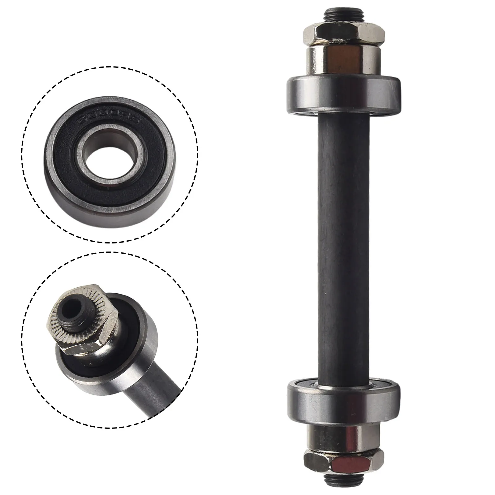 MTB Bike Bicycle Hub Front And Rear Axle 108/145mm Hollow Axle Cycling Supplies Road-Bike Hollow Shaft Bicycle Accessories