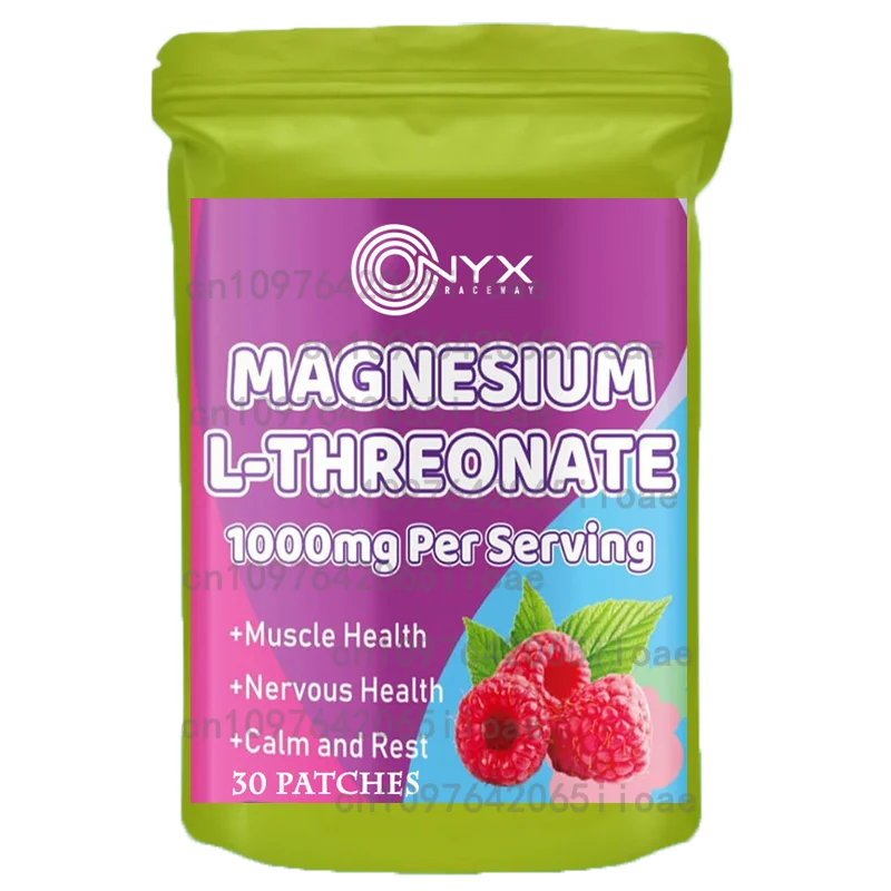 

30 Patches Magnesium L -threonate Promotes Brain , Enhances Memory, Concentration & Cognition, Energy Transdermal Patch