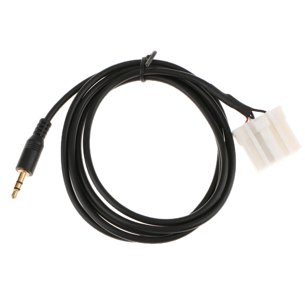 Car AUX in Audio 3.5mm Male Adapter Cable for Mazda 2 3 5 6 CX-5 CX-7 CX-8