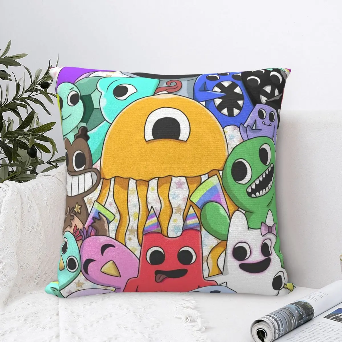 

Декоративная наволочка Garten Of Banban, забавные игры, товары для дома, наволочка, Прямая поставка, дропшиппинг разных размеров