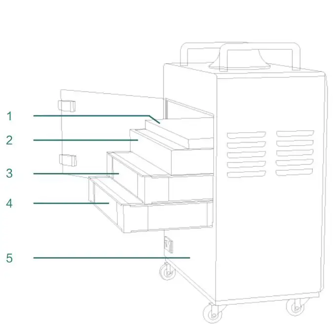 Portable Dental Suction Extraoral Aerosol Suction Oral Dental Suction Device