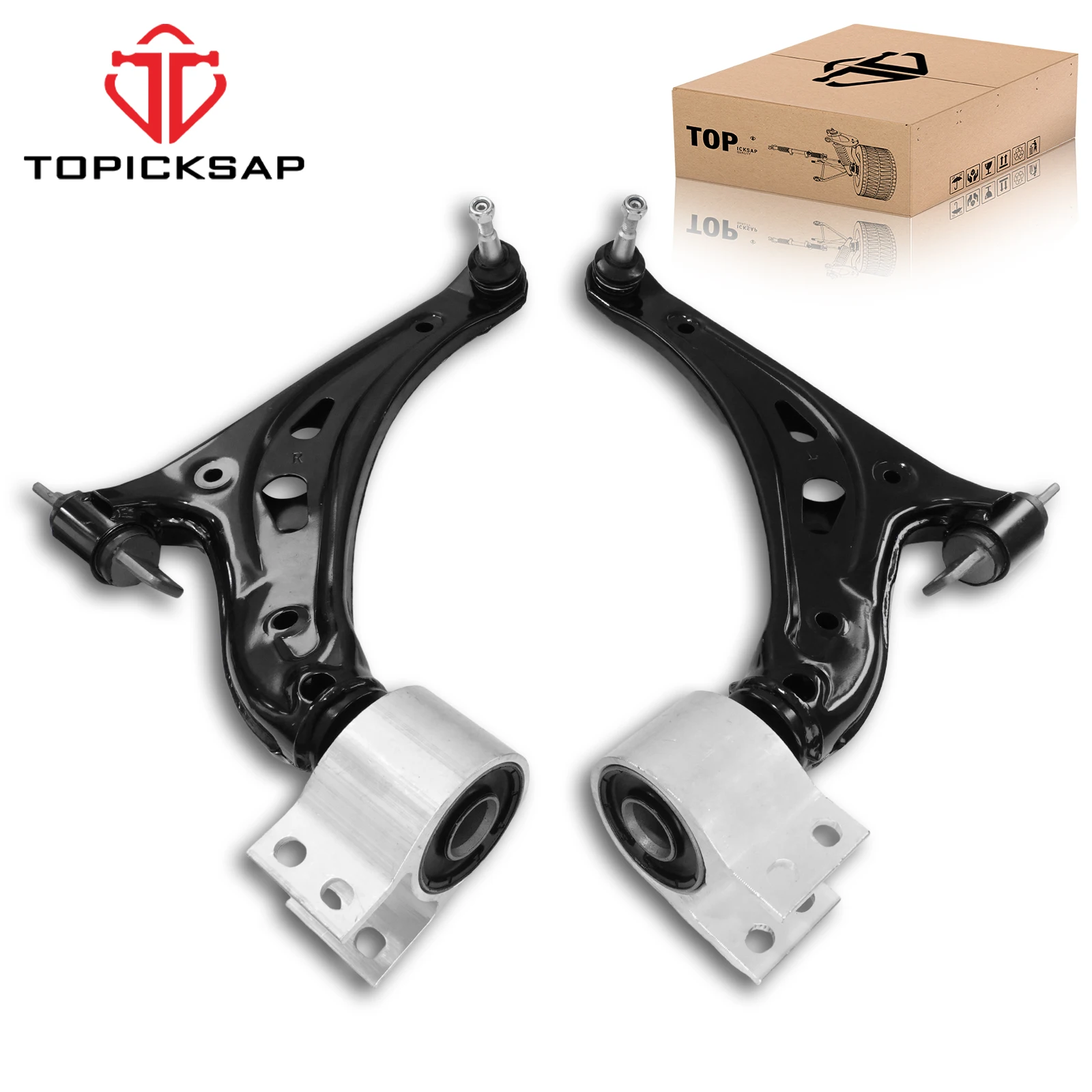 TOPICKSAP 2Pcs Front Lower Control Arm w/Ball Joint Assembly Kit RK623739 RK623740 for GMC Acadia Cadillac XT5 2017-2022 2023