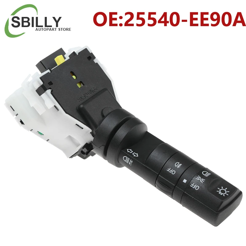 25540-ee90a interruptor de sinal de volta da luz de nevoeiro do farol para nissan frontier navara sentra titan infiniti fx35 suzuki 25540ee90a