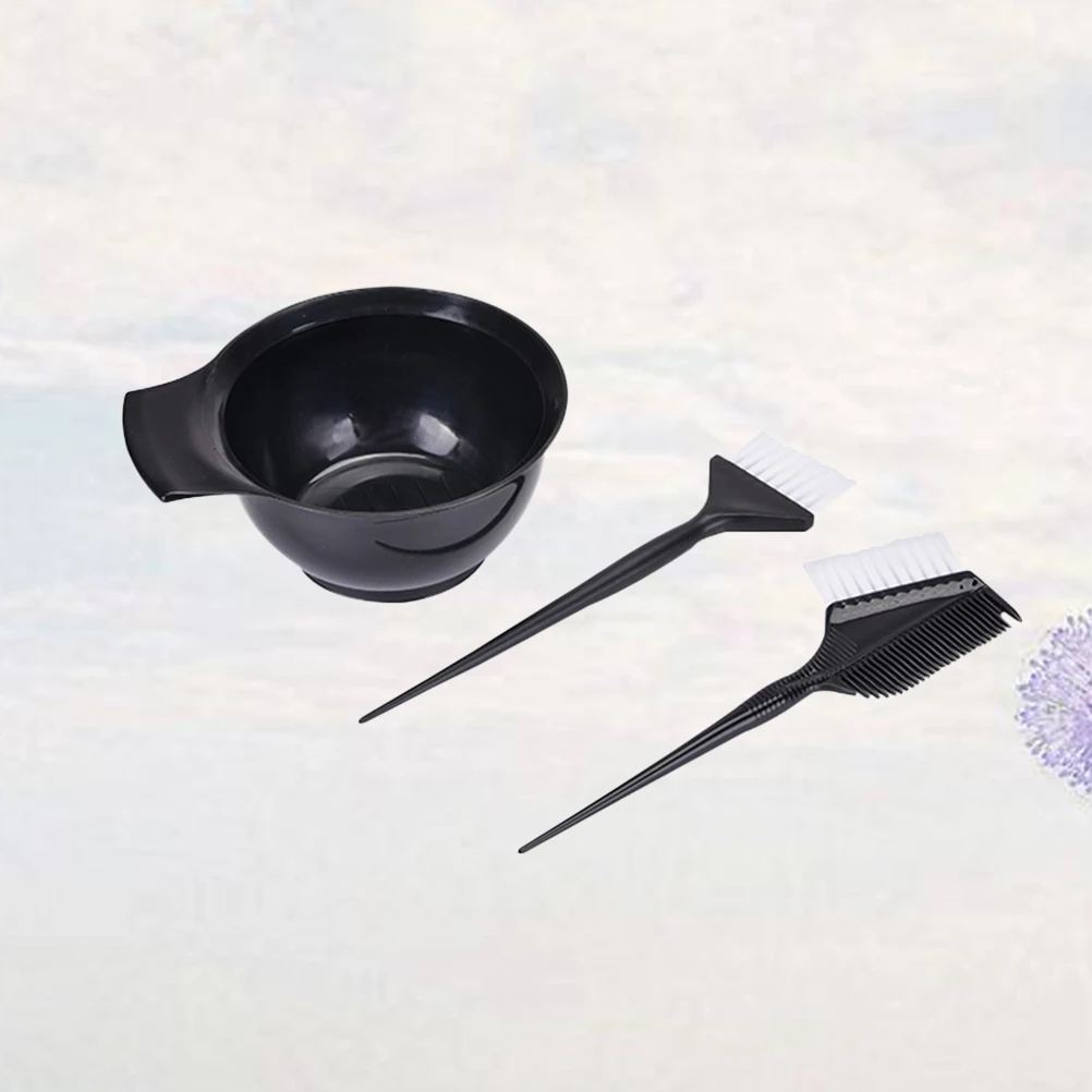 

Hair Color Baked Oil Dish Brush Set Dye Coloring Kit Professional Black DIY Hair Coloring Kit Tools Salon Home Use