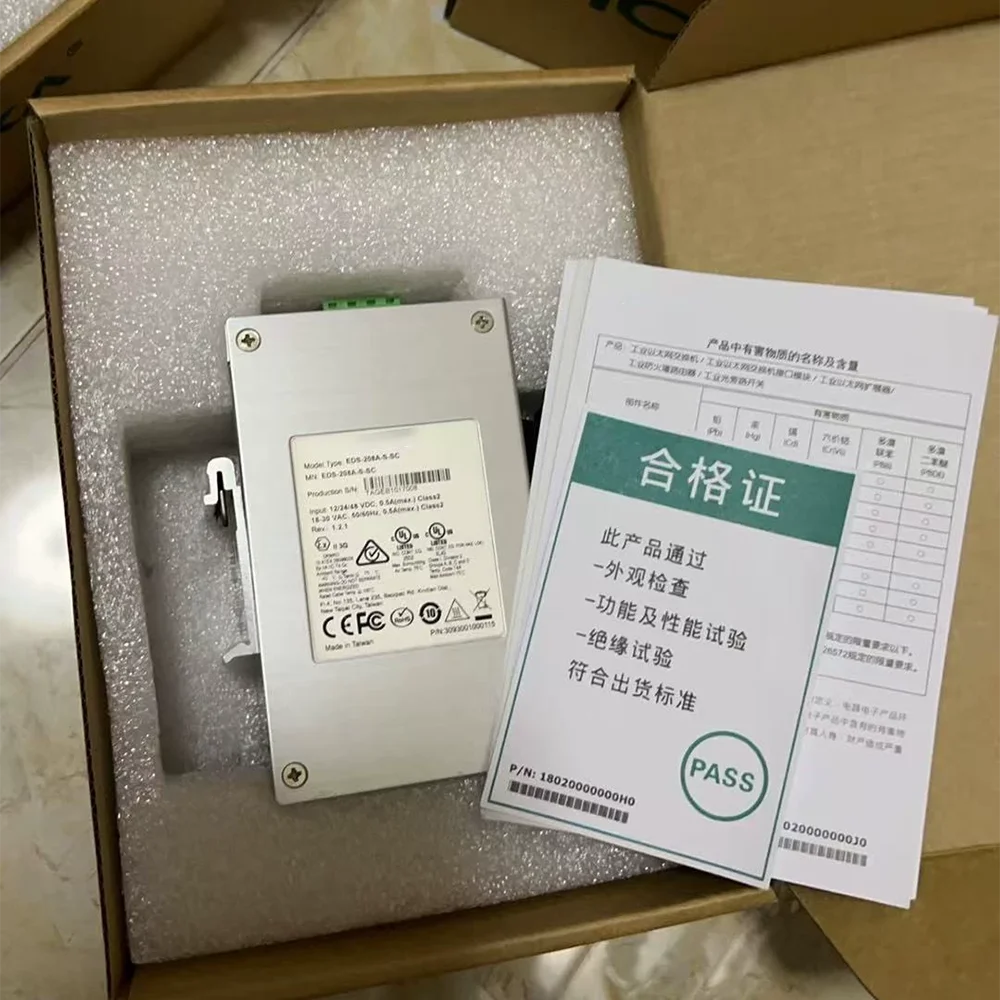 EDS-208A-S-SC 1-port 7-port Industrial Ethernet Switch