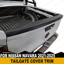 Rear Guard Cap Protector Rear Cover Tail Gate Truck Trim for NISSAN NAVARA 2021-2022 Car Styling Black 1pcs/set