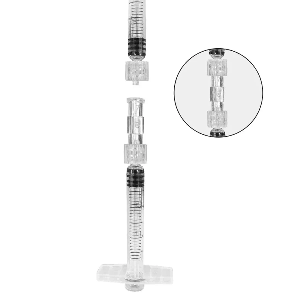 موصل خيط Luer مادة Pp حقنة شفافة موصل مزدوج الاتجاه سهل ومتين للاستخدام في أدوية البيئة المعقمة