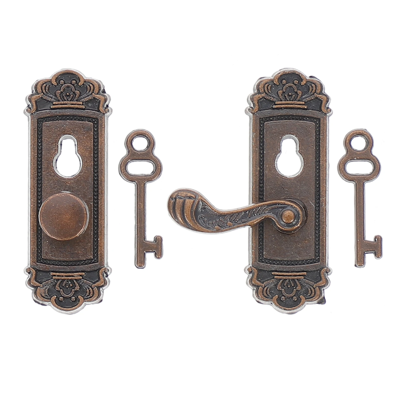 

Door Lock Accessories Model Dollhouse Hardware Toy Miniature Accessory Handle Knob Small for