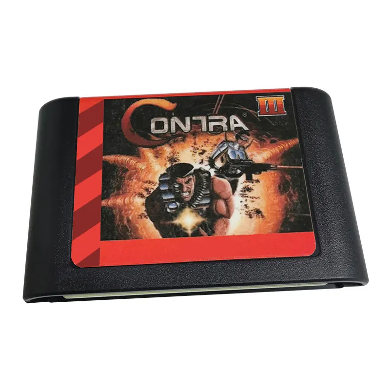 Contra 3 Cartridge 16 Bit MD Game Card For Sega Mega Drive For and for Original Console