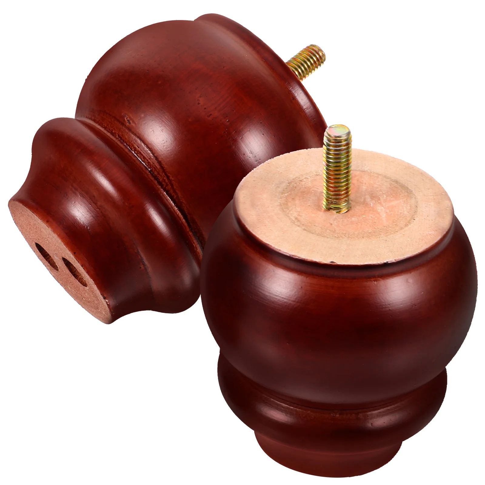 2 pçs móveis perna pés de mesa de madeira sofá para pernas de mesa armário de vaidade pequena cadeira sólida fezes