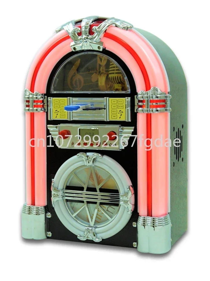 Reproductor de CD digital de sobremesa retro portátil Reproducción USB Jukebox