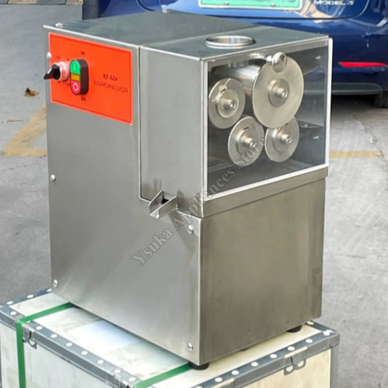 Commercial Electric Sugarcane Juicer Pressing Equipment High Speed Machine