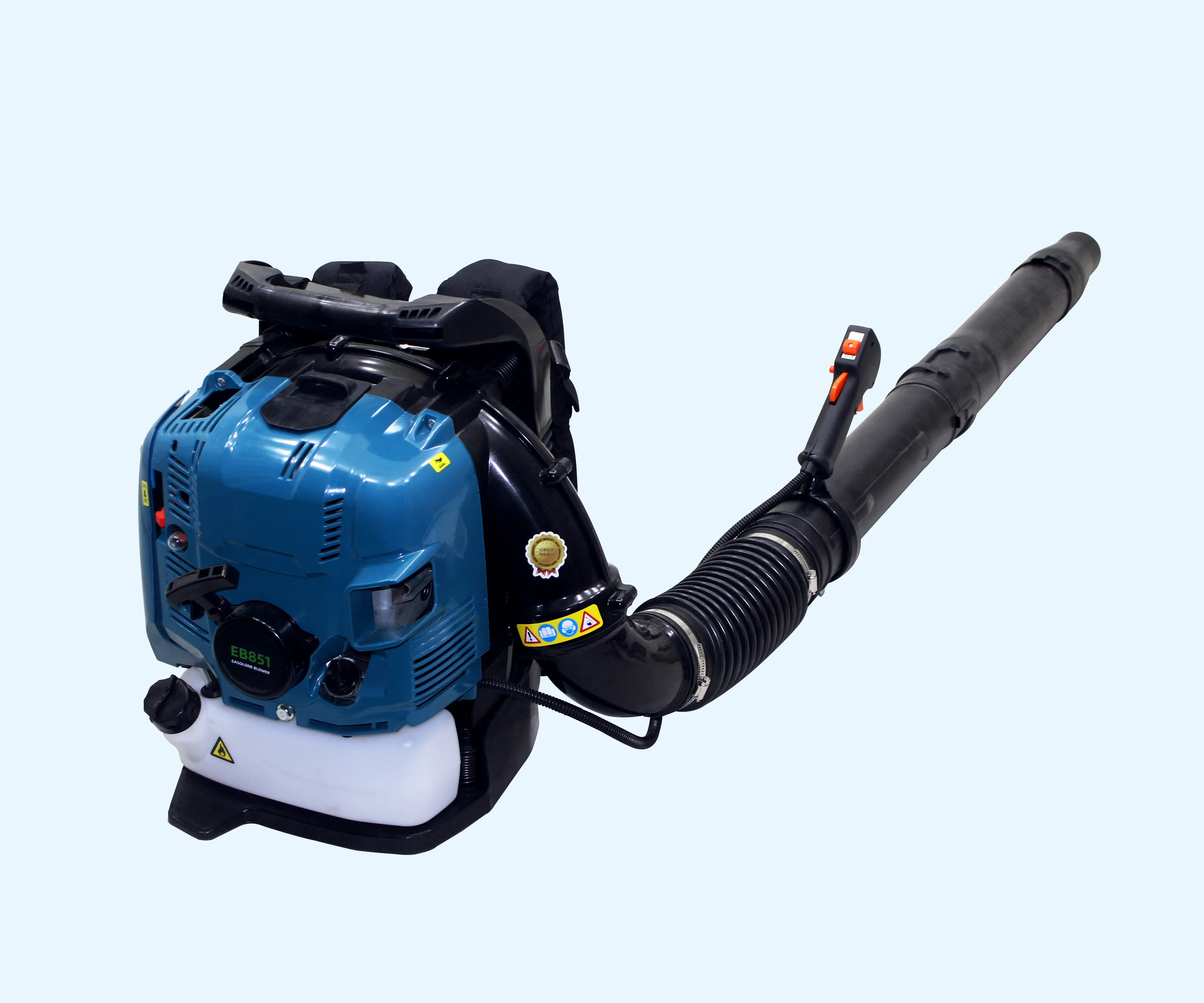 Imagem -05 - High Power Wind Fire Extintor Snow Blower Gasolina Four-stroke Gasolina Air Blower Knapsack Leaf Eb851 78cc