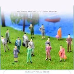 10/30/50Pcs 1:25/1:30/1:50/1:75 Scale Passengers DIY Kids Toys People Figures Plastic People Character Model Scale Model