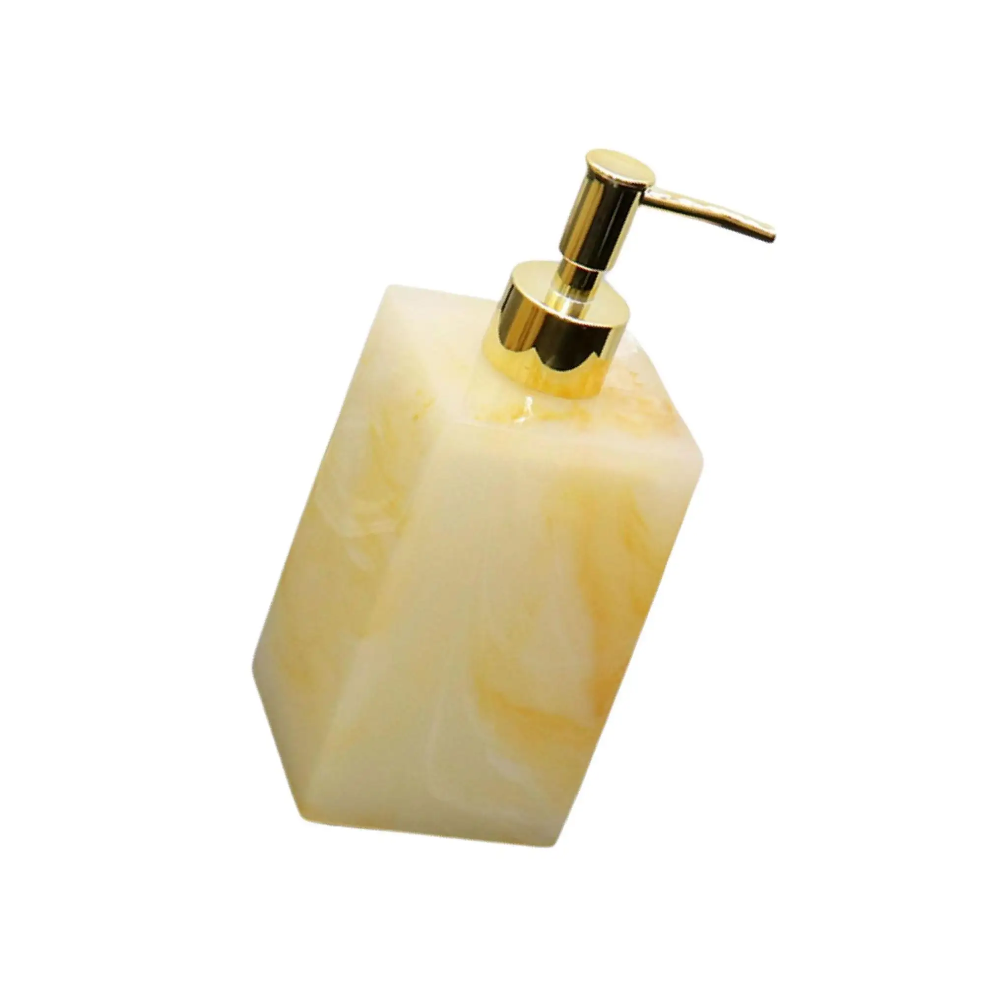 

Pump Bottle Dispenser Liquid Shampoo Dispenser for Home Kitchen White Yellow