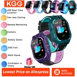  Reloj inteligente para niños llamada SOS ubicación LBS 2G Internet 4G tarjeta Sim reloj inteligente para niños cámara reloj de teléfono impermeable con pegatina