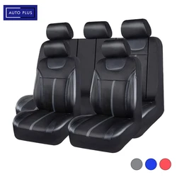 Universal PU Leather Car Seat Covers With Breathable Airmesh Car Seat Covers Fit Most Car Suv Truck Van Car Accessories Interior