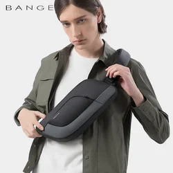 BANGE New Anti-theft Multifunction Crossbody Bag Shoulder Messenger Bags Male Waterproof Short Trip Chest Bag Pack for Men