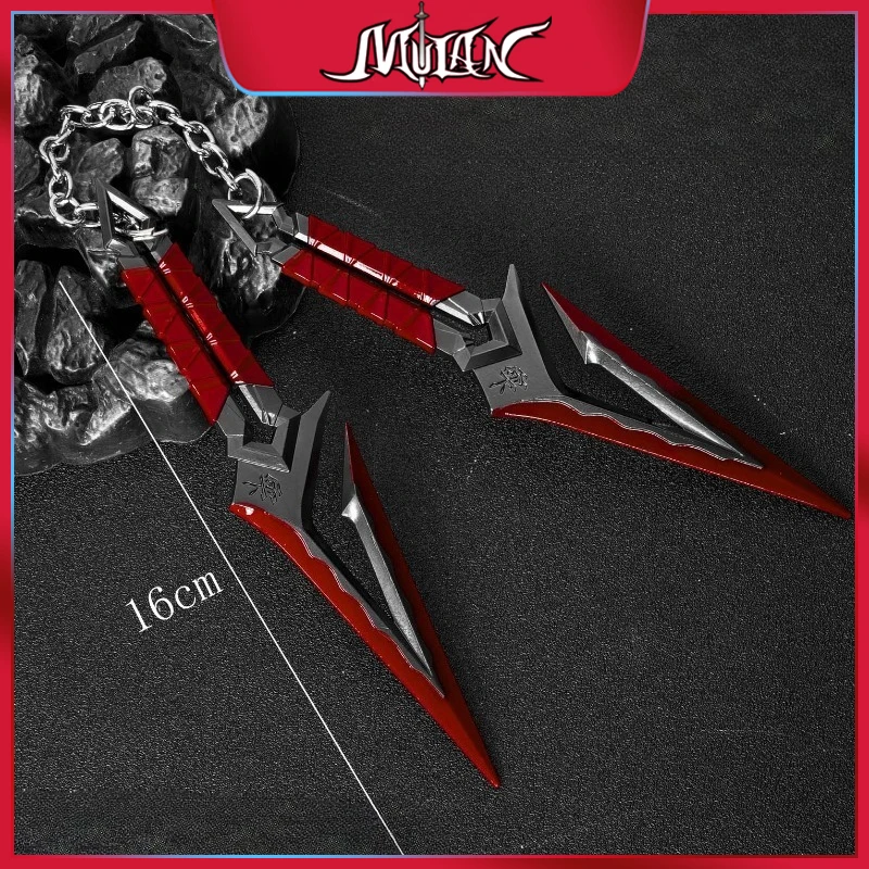 

16CM Valorant Game Peripherals Kuronami no Yaiba Metal Model Collectible Desk Ornaments Creative Birthday Gifts Safe Boy Toy