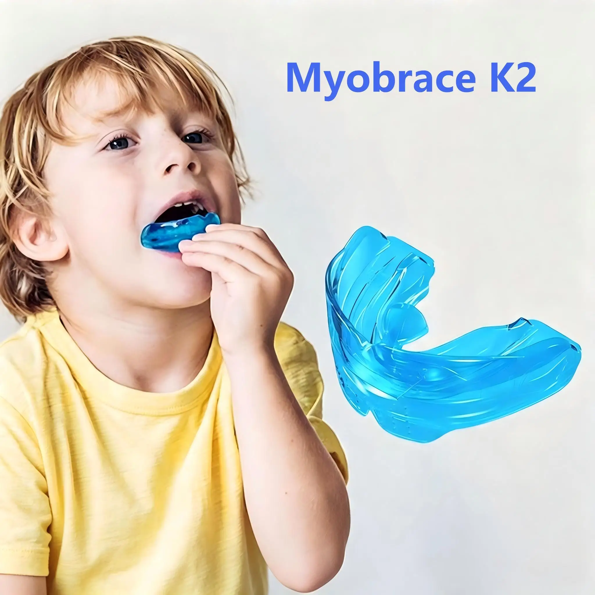 Image of MRC Myobrace K2 Stage 2 Silikon-Zahnschiene, Mundpflege-Zubehör, Original, Verbessert die Mundhaltung für Kinder im Alter von 5-10 Jahren, auf Lager
