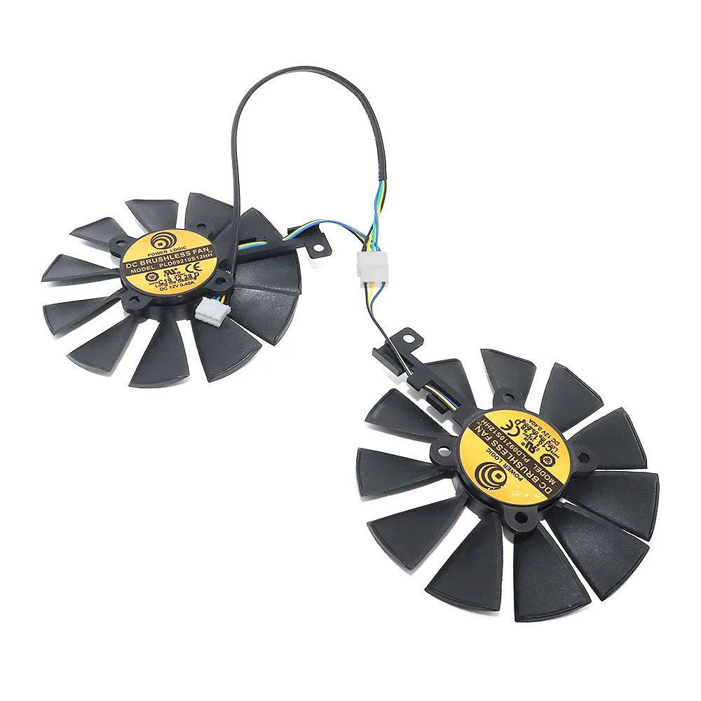 87MM PLD09210S12HH GTX1060 GTX1070 RX480 Cooler Fan For ASUS Dual Series GTX 1070 1060 RX 480 470 570 Graphic Cards