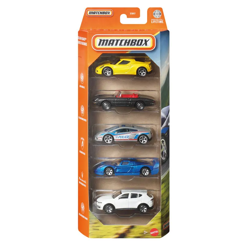 Matchbox Diecast Model Car C1817 5 Pack 2026 Collection City Mini Cars Metal Toy Car For Adult Collectors Home Display Decor