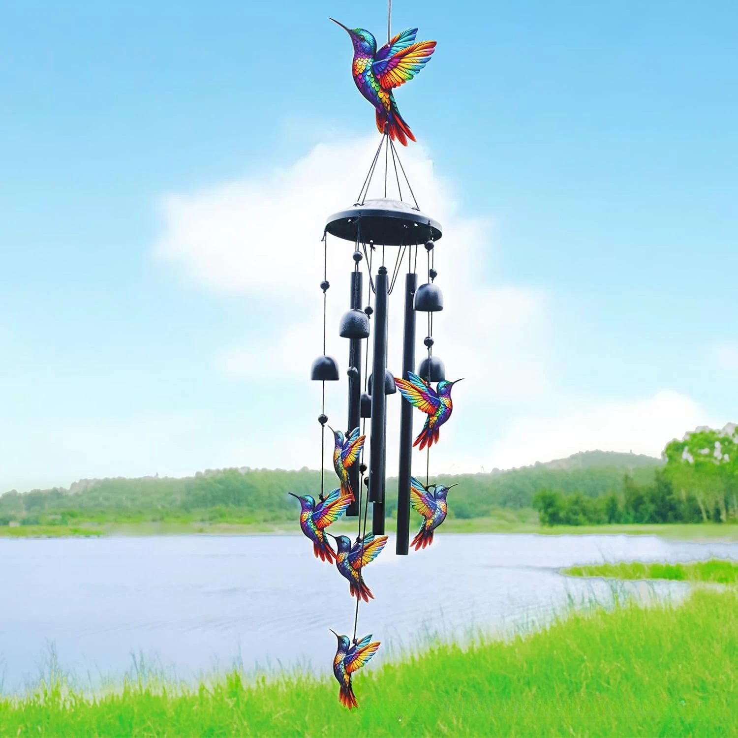 Campanas de Viento Coloridas c - Wind Chime Tubular reseña y precio