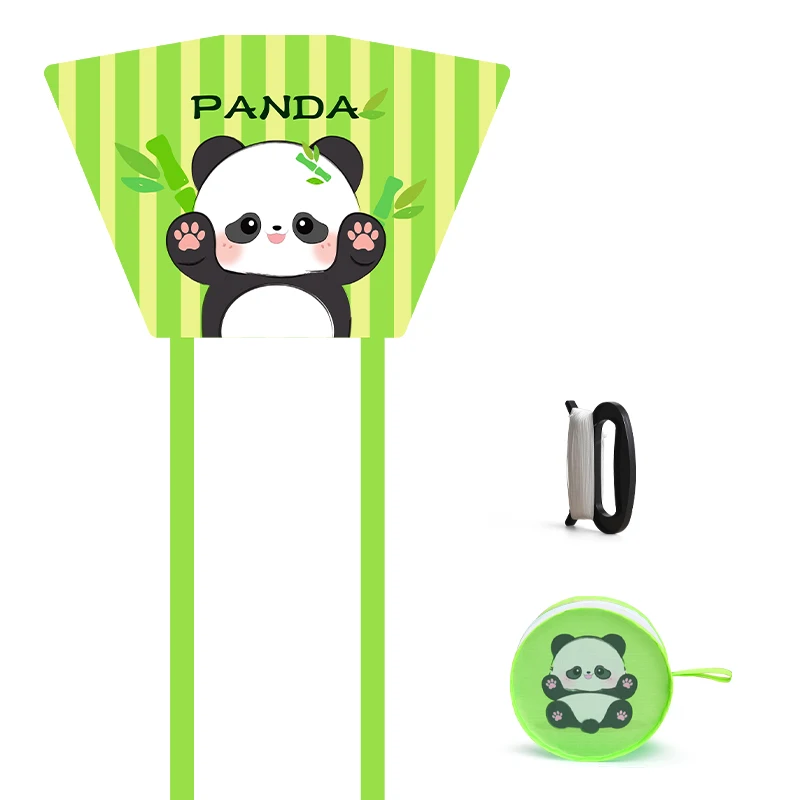 YongJian Soft Kite Small Pocket Kite Modello Panda adatto per bambini Regalo di compleanno Gioco all\'aperto per famiglie