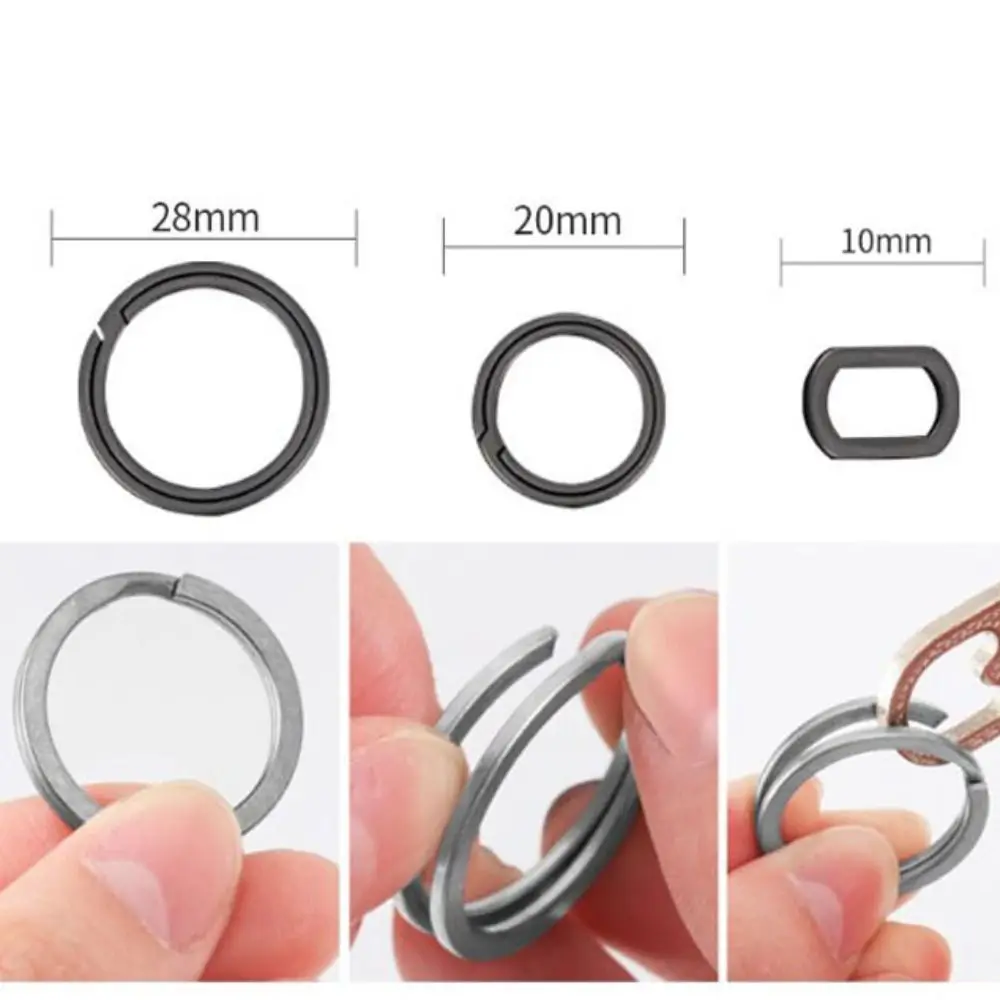 Titanium Legering Sleutelhangers Nieuwe Super Lichtgewicht Echte Titanium Legering Sleutelhangers Gesp Mannelijke Creativiteit Cadeau