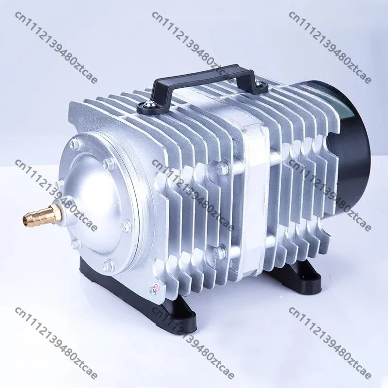 220V High Power Electromagnetic Air Compressor External Oxygen Aerator Pump Large Air Flow for Fish Tank Pond Aquaculture