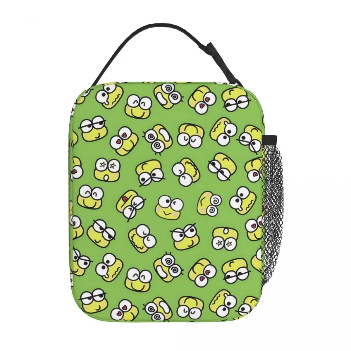

Custom Kero K-Keroppis Insulated Lunch Bags for Women Cartoon Resuable Cooler Thermal Food Lunch Box Outdoor Camping Travel
